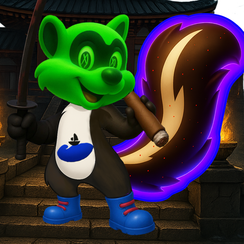 Skunk Squad #2126 - Temple Ruins, Ultra Ruby Purple Tail